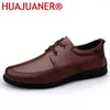 Casual Shoes Men Genuine Leather Oxfords Elegant Classic Business Wedding Social Mens Dress Luxe Italian For