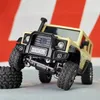 LDARC X43 1 43 Remote Control Mini 4WD Desktop Car Tricolor Shell Climbing Scence Handbag Suit Rc Toy Holiday Gift 240327