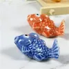 Accinettes 1/3 / 5pcs Accessoires de cuisine ACCESSOIRES DE CUITSION CALLE CARP FORME DINNERTABLE ORNAMENT Céramic Stand Creative Penholder Table Table Decoration