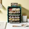 Contenitori per cucina 6 strati Preparazione Piatto Portapiatti Montaggio a parete Pieghevole Piatto da cucina Vassoi Rack Articoli nuovi Accessori per organizer