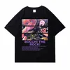 bocchi THE ROCK T Shirt Vintage Harajuku Anime T Shirt Streetwear Short Sleeve Fi Cott Plus Size Cott T Shirt Women Men 55QU#