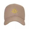 Bollmössor Summer Cap Sun Visor Nilfgaard Gold Hip Hop W-Witchers Cowboy Hat toppade hattar