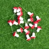 Trädgårdsdekorationer 20 datorer växt simulerade svamp miniatyr landskap tillbehör dekorera hantverksminiatyrer