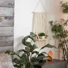 Crochets de décoration murale d'intérieur de chambre à coucher bohème, support à pampilles adapté aux plantes ou aux étagères décoratives au crochet