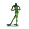 Dekorativa figurer MyBlue Home Room Desk Decor Frog Magician Sculpture Staty Harts Crafts Nordic Kawaii