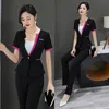 Donne Massaggio Vestiti Nero 2 pz Set Femminile Sauna Pediluvio Uniformi Bellezza Abbigliamento Estetista Vestiti Spa Uniforme estetica l5Yg #