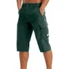 Men's Shorts Lightweight 3/4 Hiking Walking Outdoor Thin Work Climbing Capris With Multi Mens I Fit Short All