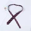 ragazze stile preppy strisce rosse lg cravatta farfallino cravatta girocollo per studenti coreani giapponesi uniformi scolastiche JK cravatte Q7X6 #