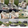 Sneakers de créateurs Tennis 1977 Chaussures décontractées Rhyton Crystal Cuir Sneaké Sneaker Sneaker Vintage Chaussures Chaussures à lacets Chaussures plate-forme