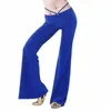 Neue Profial Bauchtanz Praxis Hose Weibliche Erwachsene Bauchtanz Hosen Dame Sexy Low Waist Dance Wear Leistung Hose