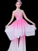 chinese Style Yangko Dance Hanfu Clothing Chinese Folk Classical Dance Ancient Pink Yangko Wear Natial Square Dance s2LE#