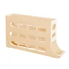 Bouteilles de rangement Carton d'oeuf avec balustrade Capacité de protection Fridge Boîte à quatre niveaux Organisateur d'économie d'espace pour 30