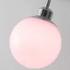 Floor Lamps Colored Glass Table Lamp For Bedroom Decoration Bedside Lights Nordic Postmodern Minimalist Pink Desk