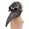 Decorazione per feste Steampunk Maschera della peste Uccello Cosplay Puntelli retrò per costume di Halloween