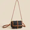 formeki Saddle Bag For Women Luxury Design Bag Plaid Mixed Color Shoulder Bag Woman Ccise Autumn b7JQ#