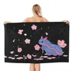 Handduk Cherry Blossom Slug 80x130cm badvattenbsorbent för turnégåva