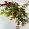 Dekorative Blumen, künstlicher Obstzweig, grüne Pflanze, natürlicher Effekt, Hausgarten für Outdoor-Balkon-Dekoration
