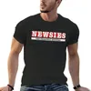 Herenpolo's Sies Broadway Logo Sticker T-shirt Plain Funnys Koreaanse mode-getailleerde T-shirts voor heren