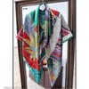 Halsdukar lyx 70% kashmir 30% Silk Thin Shawl Scarf Women Fashion Forest Floral Night Print Kerchief Stole Hijab 135cm