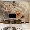 Fonds d'écran 3D fleur murale Po papier peint pour salon chambre TV fond maison mur décoratif paysage peintures murales personnalisées