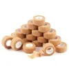 Abbigliamento per cani YO-24 Rotoli Benda elastica autoadesiva beige 2,5 cm Carnagione sportiva per lesioni e trattamento di animali domestici