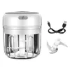 100/250ml Mini Electric Garlic Masher Sturdy Durable Mini Crusher Chopper USB Charging Smart Electric Vegetable Chopper Kitchen