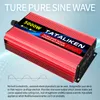 Pure Sine Wave Inverter EU Socket Auto Accessories DC 12V/24V tot AC 220V Spanning Transfer Converter laadadapter LED -display