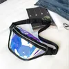 PVC TransParante Fanny Pack Voor Vrouwen Laser Taill Tas Dames Kleine Munt Portenee Handtas Vrouwelijke Clear Borst Riem Crossbody Bum Tas 54ay＃