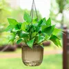 Vases 2 Pcs Flowerpot Hanging Baskets For Plants Succulent Planters Pots Outside Stand