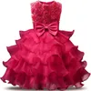 Mädchen Prinzessin Blume Luxus Party formelle Kleider für Hochzeit Geburtstag Tutu Kleid Kinder elegante flauschige Vestidos für 410 Jahre 240321