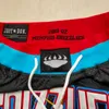 Pantaloncini da uomo''Memphis''Grizzlies''Autentici Pantaloncini da basket retrò in maglia ricamati casual atletici da palestra Pantaloncini neri 03