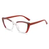 Солнцезащитные очки Long Keeper 2024, модные линзы с защитой от синего света, оправа для очков «кошачий глаз», оптические очки по рецепту, женские очки Óculos