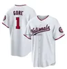 Maillot de Baseball de l'équipe nationale 2 # GARCIA 5 # ABRAMS 1 #, nouvelle collection 2023