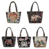 Torebka w stylu etnicznym Elephant Elephant Canvas Women Rame Torby