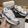 Sneakers Chanells Schuhdesigner Männer und Womans -Schuhe aus Büro -Sneaker LuxuryTrainers Sport Casual Trainer berühmte Modesalkos 818