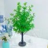 Árvore artificial verde dos desejos, paisagismo, vaso de plantas para casa, ornamento de mesa, festa de feriado, casamento, decoração diy, 1 peça