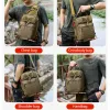 Bolsas a laser Molle Molle Tactical Bag Backpack Backpack Sling de peito de peito Bolsas de haste de pesca masculino Bolsas de ombro esportivas XA290A