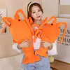 53/68cm Kawaii Red Lobster Plush Toys Lifelike Shrimp Crayfish Stuffed Animal Doll Soft Funny Pillow Birthday Gifts for Kid Boys