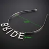 bride letter rhineste alloy headband Bridal Headwear Wedding Accory bachelorette party headband s8MW#