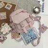 Fi Kawaii Mini Backpack Women Counder Bag for Teenage Girls Multi-Functi Small Bagpack Ladies Travle School Processs Y5Sy#