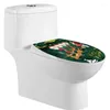 Mattes de bain 1-5pcs Autocollant de toilette adorable décoration festive facile à appliquer un design unique Utiliser une fenêtre drôle