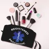 Personalizado EMT Star Of Life Makeup Bag Mulheres Viagem Cosméticos Organizador Kawaii Paramédico Armazenamento Sacos de Higiene Pessoal Dopp Kit Case Box t1Vu #