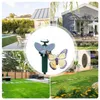 Trädgårdsdekorationer fladdrande solfjäril utomhusdekoredekorativa yard ornament
