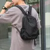 Mini mochila masculina fi pequeno preto ombro saco de escola para o homem 2024 lona designer à prova dwaterproof água esportes viagem mochilas masculinas t81z #