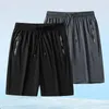 Herren-Shorts für Herren, lässig, stilvoll, Sommer, Strand, mit elastischem Bund, Reißverschlusstaschen, schnell trocknend, für Fitness