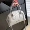 2023 Marca de lujo Mujeres Patrón de cocodrilo Bolso Bolsos de concha Bolsas de noche Cadena de embrague Bolsas de hombro Rosa Azul Sier Bolsas cruzadas C3Tt #