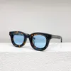Occhiali da sole rotondi Havana Blue Chunky per donna Uomo Y2K Shades Summer Sunnies Lunettes de Soleil Occhiali Occhiali da sole UV400 Eyewear