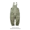 Mens Pants Safari Style Mti-Pocket Overalls Men Streetwear Work Cargo Jumpsuit Dungarees Baggy Bib Trousers Drop Delivery Apparel Clot Dhzao