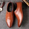 Dress Shoes 2024 High Quality Mens Oxford For Men Loafers Formal Business Wedding Chaussures Hommes Pointu