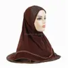 Czapki do czapki/czaszki One Piece Amira muzułmańskie hidżab kobiety natychmiastowe szalik brokat Khimar Turban Turban PL na gotowy do noszenia dhgarden dh2ai